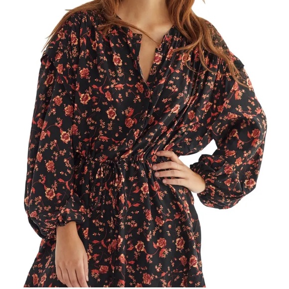 FREE PEOPLE FLOWER FIELDS MINI DRESS SIZE S NEW - Picture 5 of 13